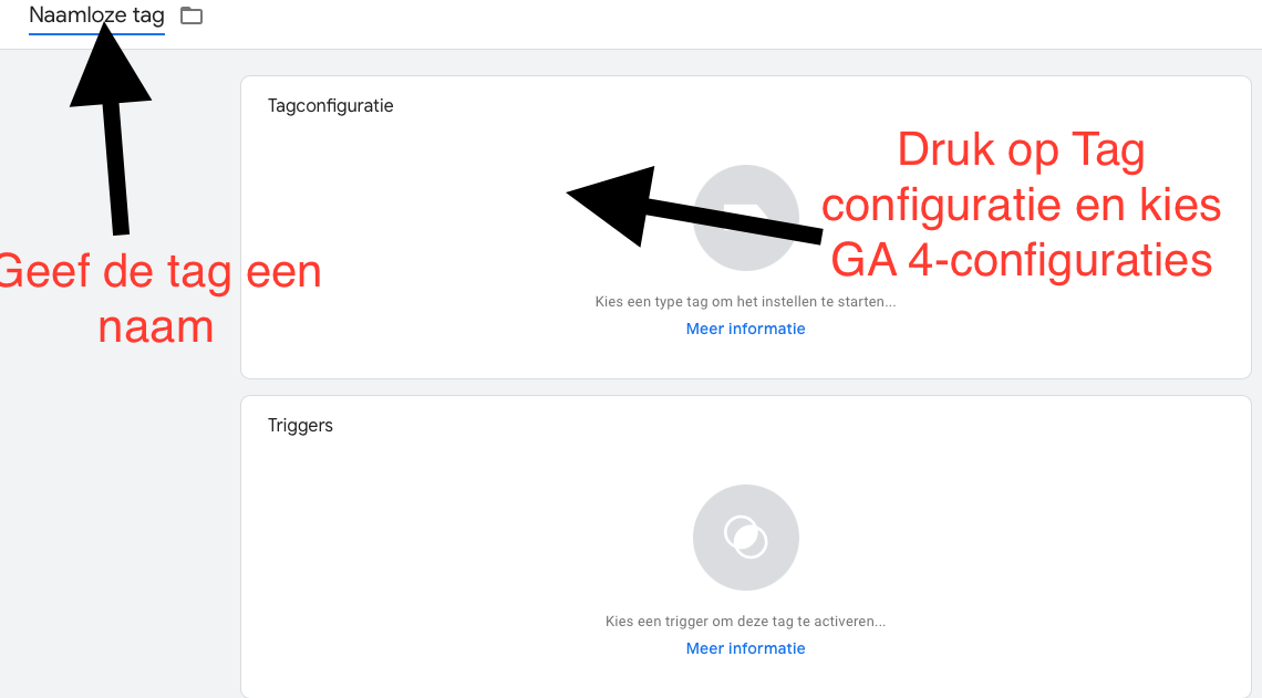 Google Analytics installeren via Google Tag Manager 