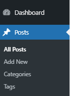 Posts binnen het WordPress CMS