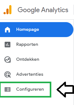 Google Analytics 4 property configureren